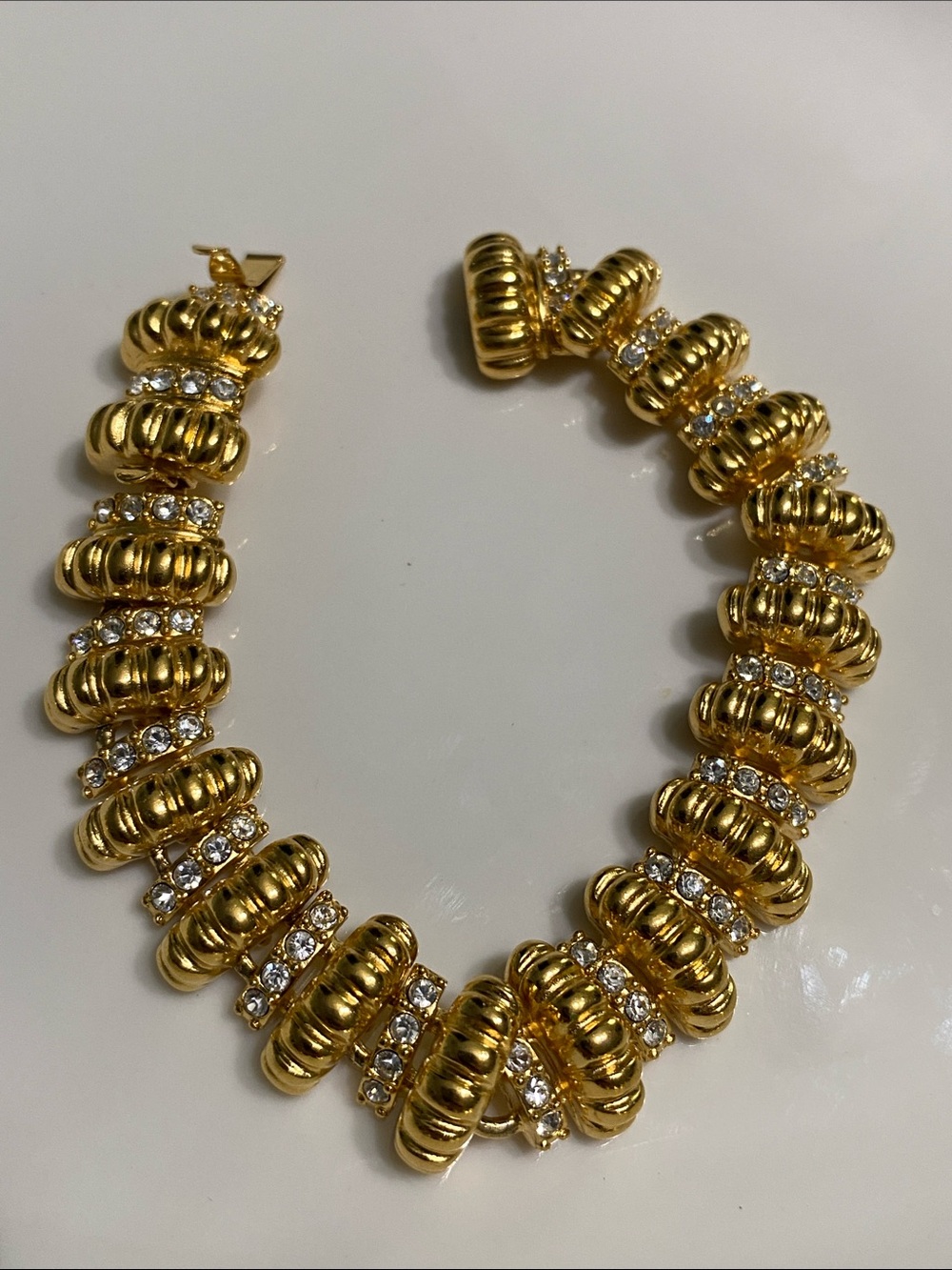 JBK Carmrose & Kross Crystal Gold Bracelet